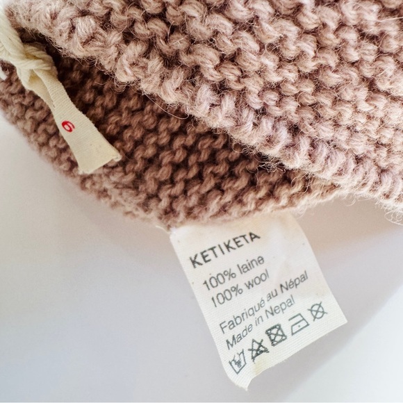 Baby kids 100% wool Knitted Beanie NEW - Picture 3 of 4